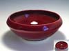 Porcelain Red Bowl by David Pier